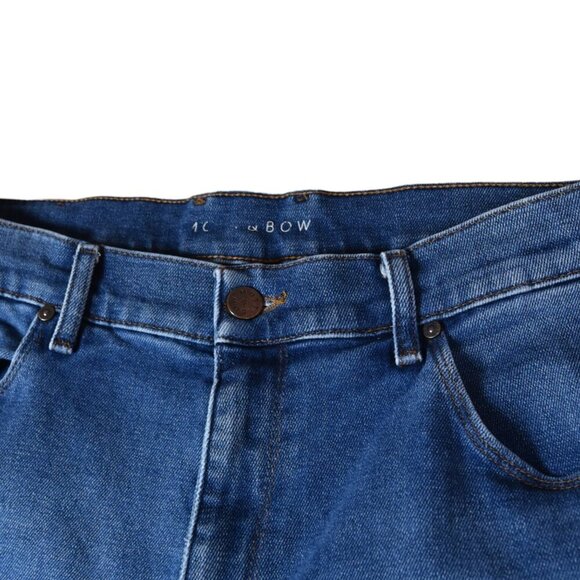 Mott & Bow Jeans Men's Medium Blue Straight Stretch Denim Measures Sz 35 x 32 - Picture 4 of 8